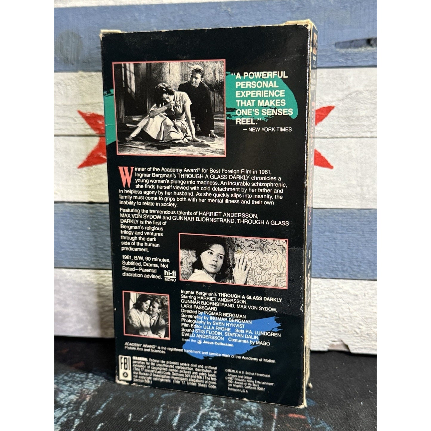 Through A Glass Darkly - VHS Used