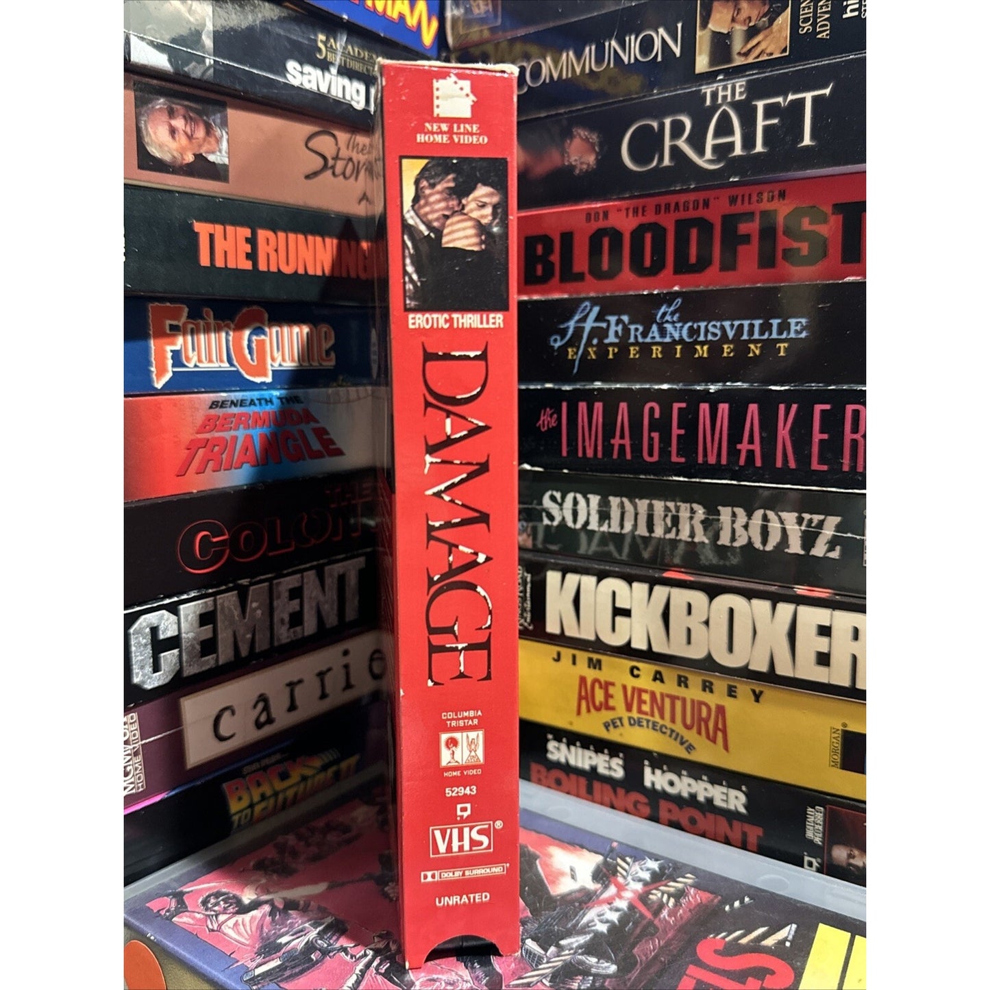 Damage Unrated Director's Cut - VHS Used