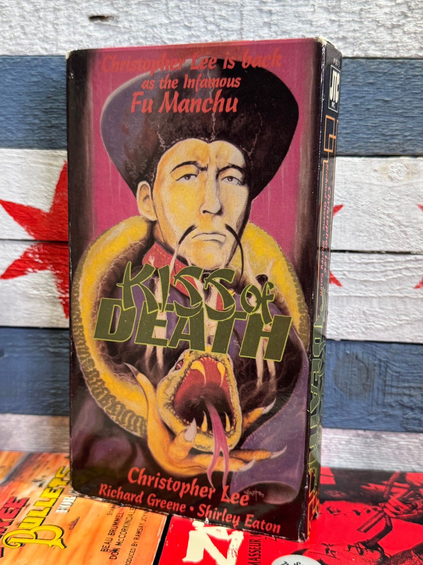 Fu Manchu Kiss of Death (The Blood of Fu Manchu) - VHS Used