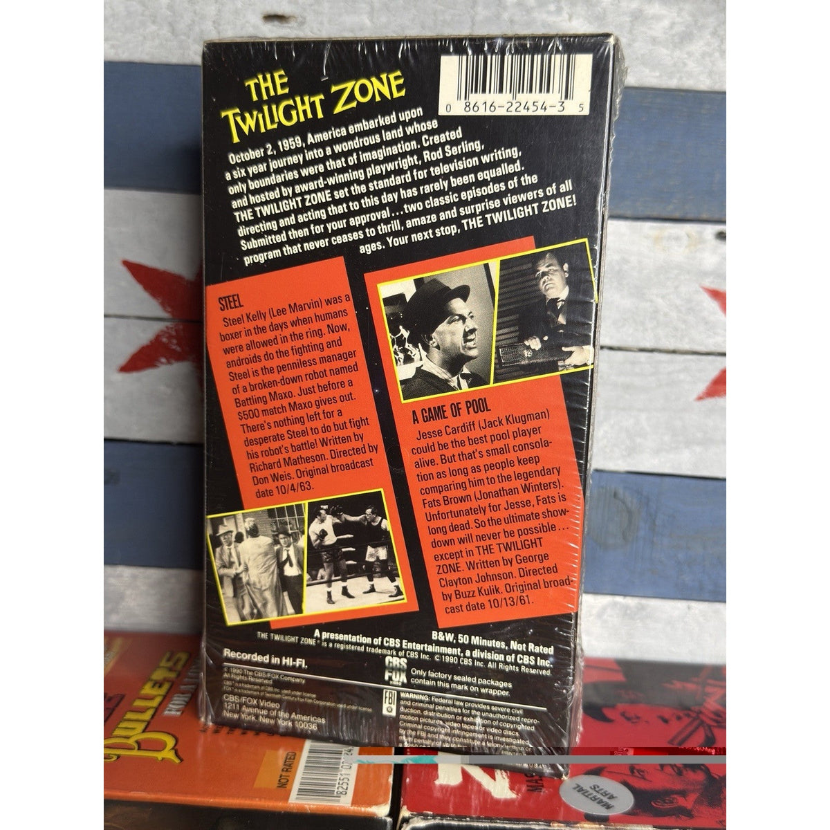 The Twilight Zone : Steel/A Game Of Pool - VHS Used