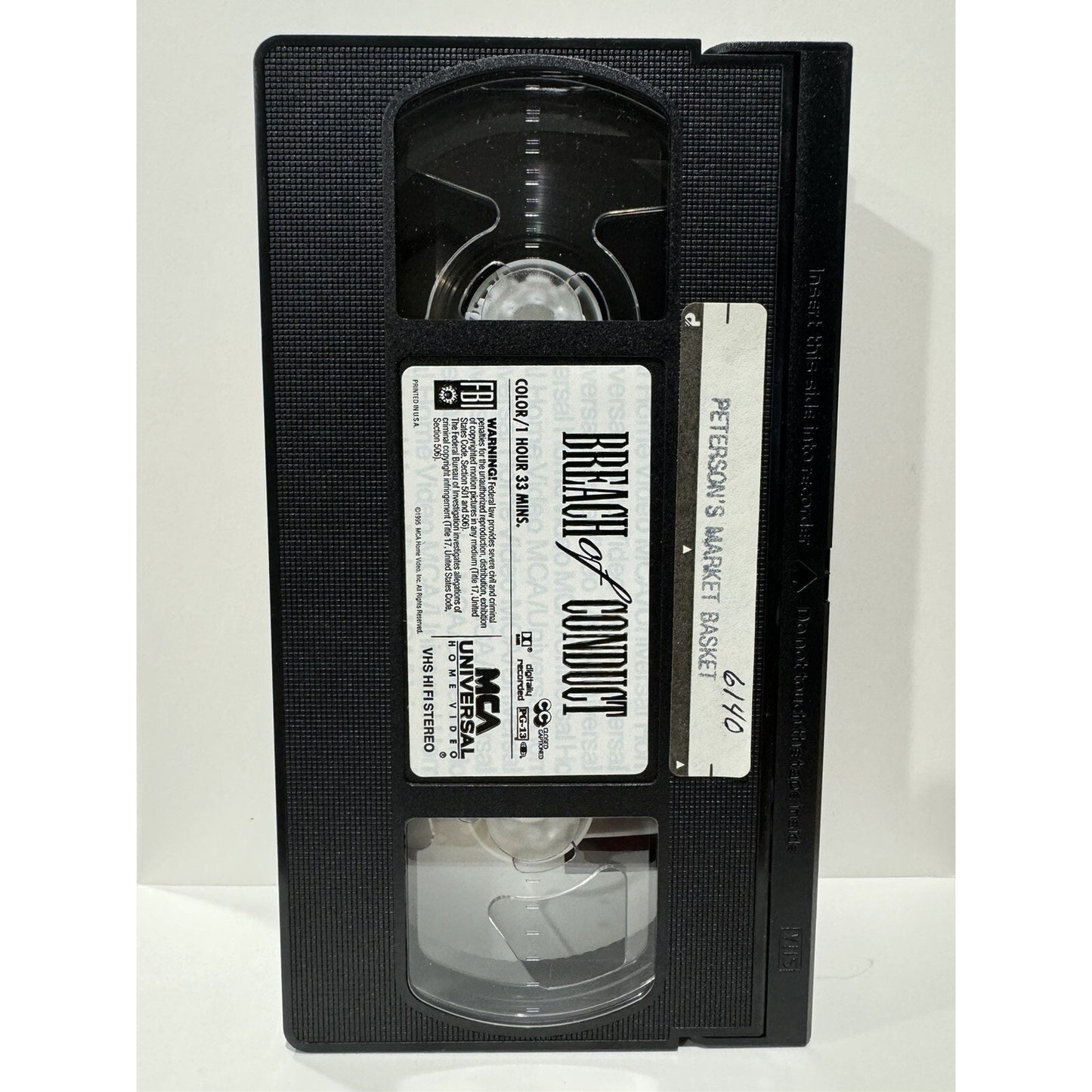 Breach of Conduct - VHS Used