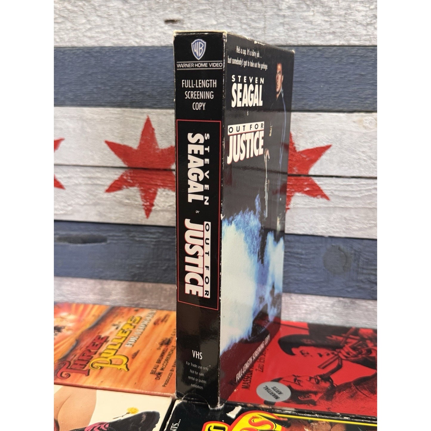 Out For Justice Promo Screener - VHS Used
