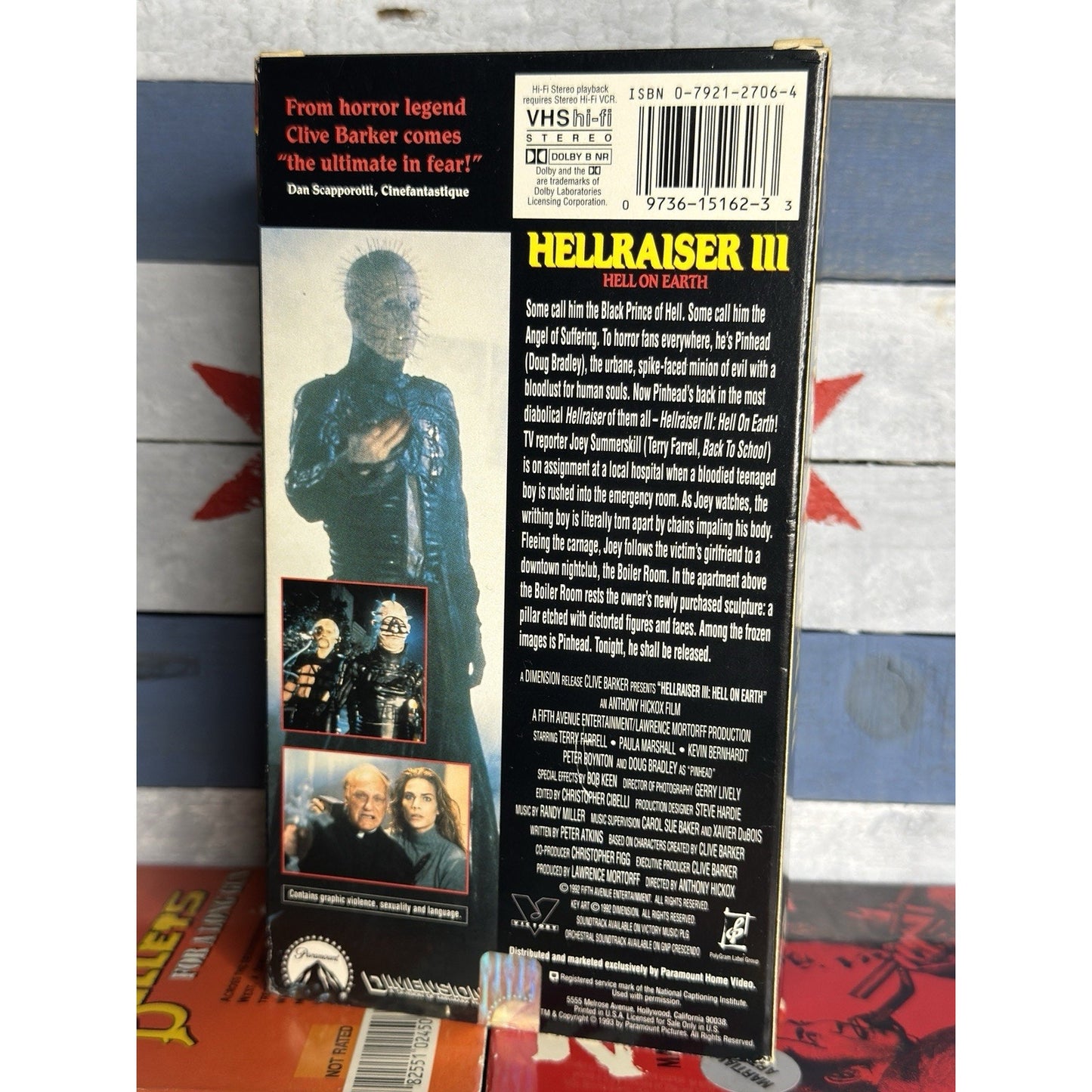 Hellraiser III : Hell On Earth (Unrated) - VHS Used