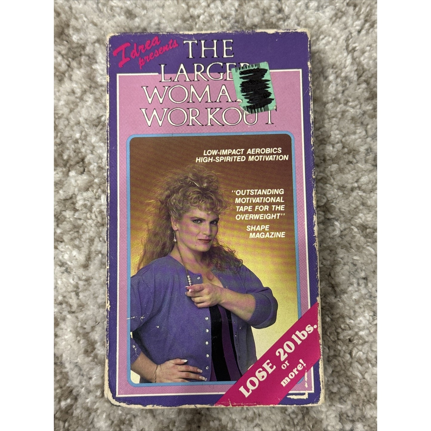 Idrea Presents The Larger Woman's Workout Low Impact Aerobics - VHS Used