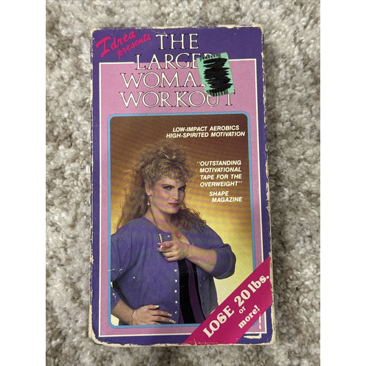 Idrea Presents The Larger Woman's Workout Low Impact Aerobics - VHS Used