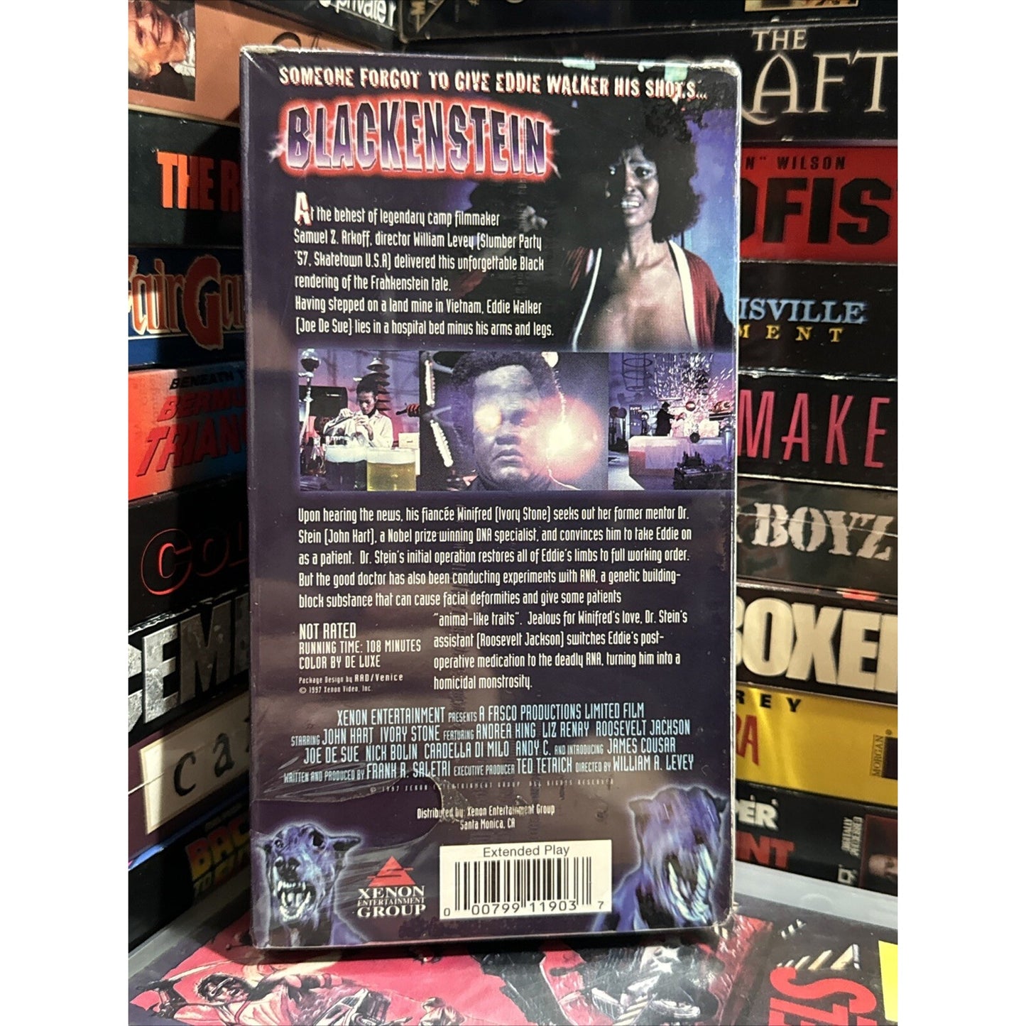 Blackenstein (VHS/EP, 1997) - Cult Classic Horror