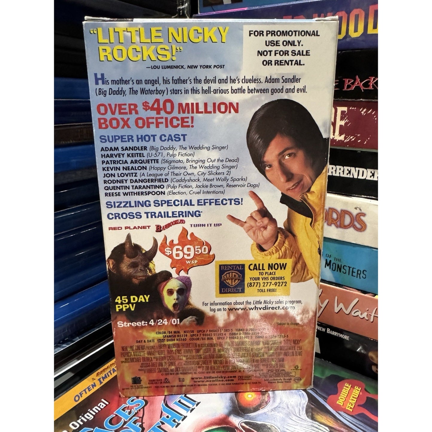 Little Nicky Promo Screener - VHS Used