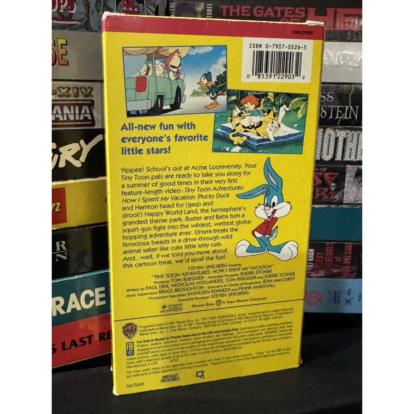 Tiny Toon Adventures How I Spent My Vacation - VHS Used