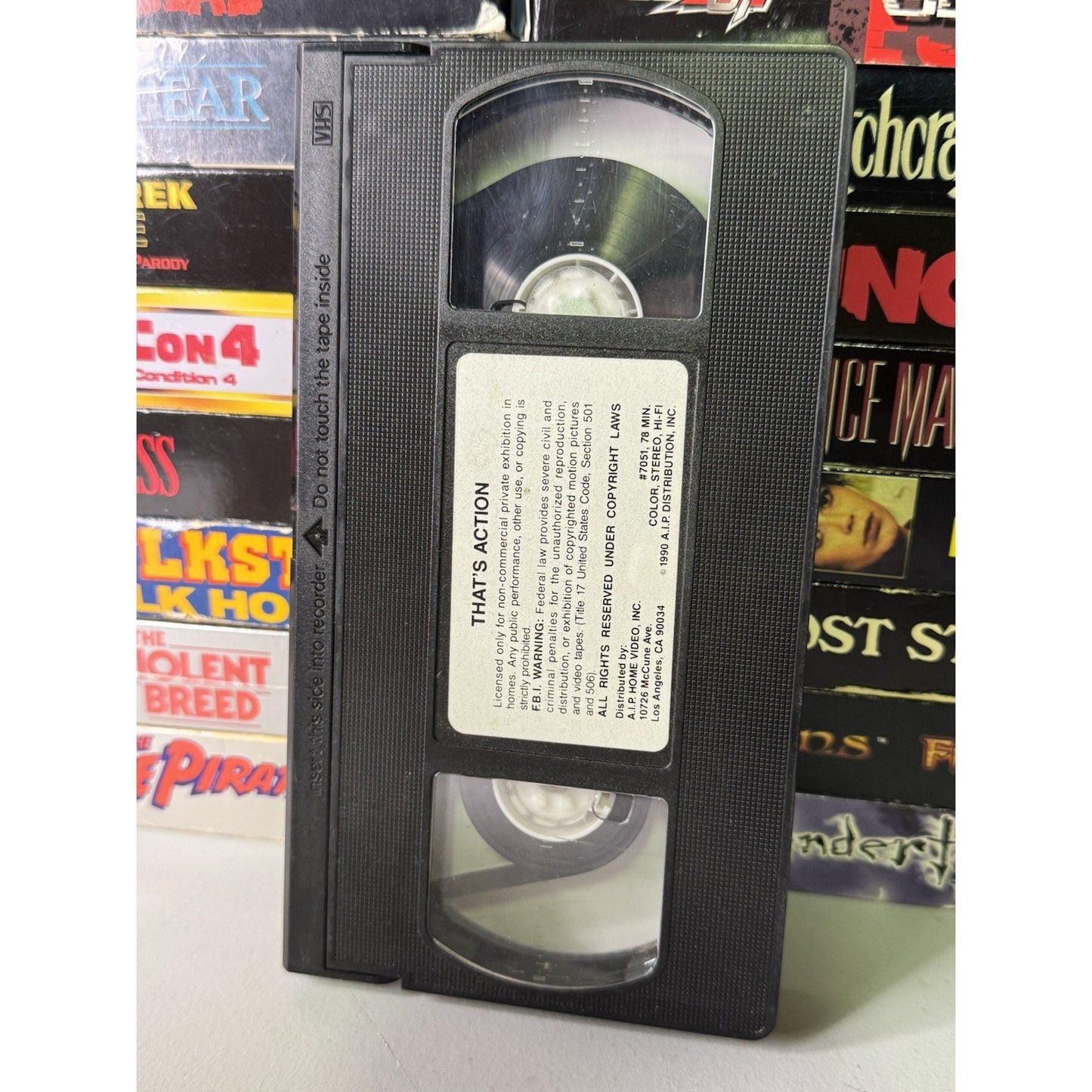 That's Action - AIP Studios VHS Used