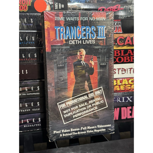 Trancers 3: Deth Lives Promo Screener - VHS Used
