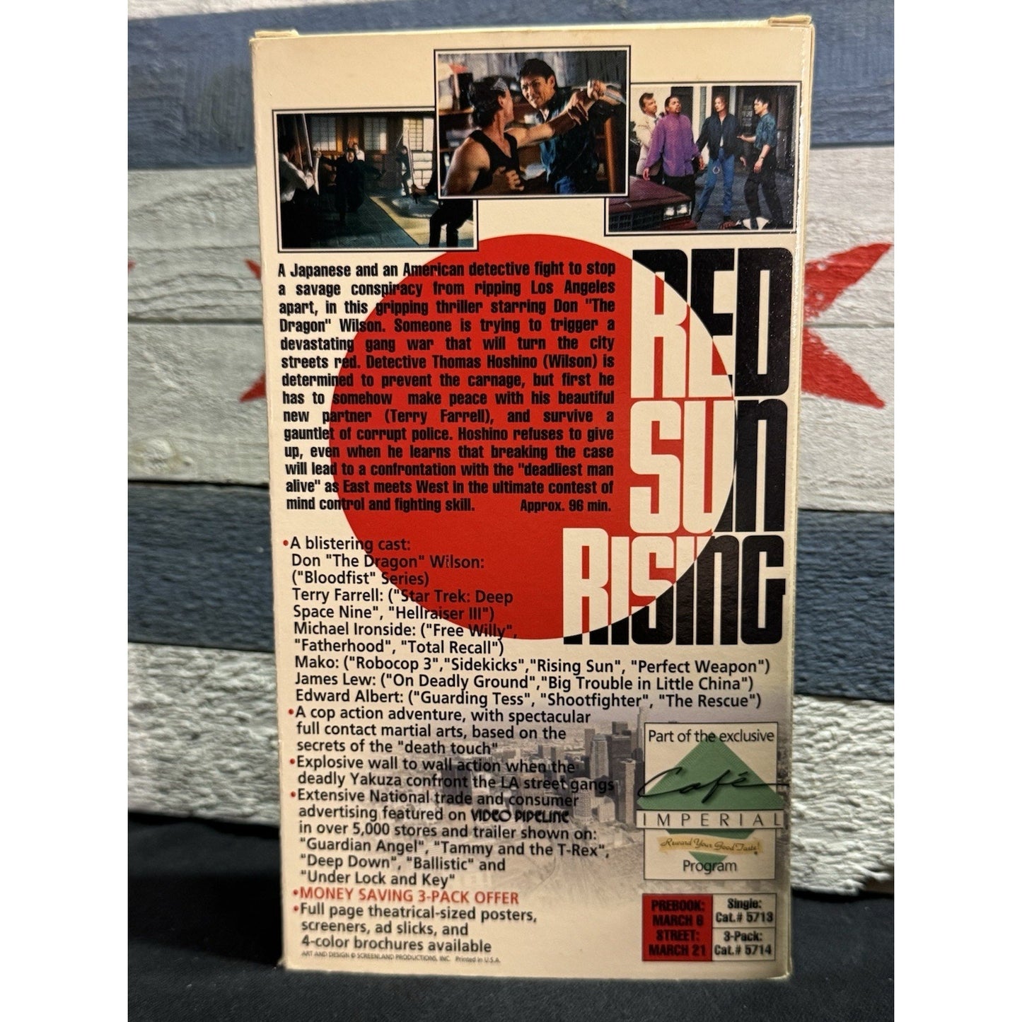 Red Sun Rising Promo Screener - VHS Used