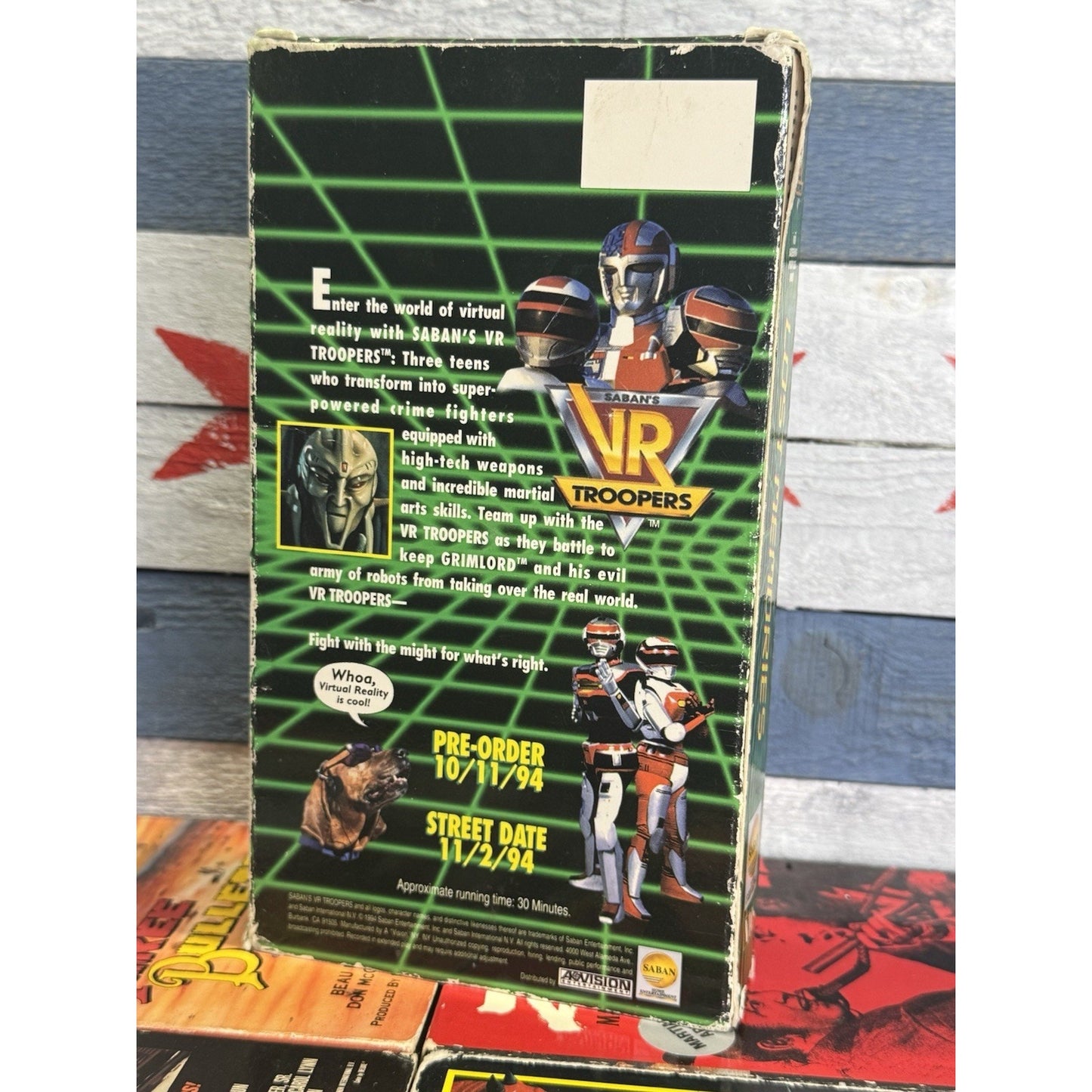 VR Troopers : Lost Memories Promo Screener - VHS Used