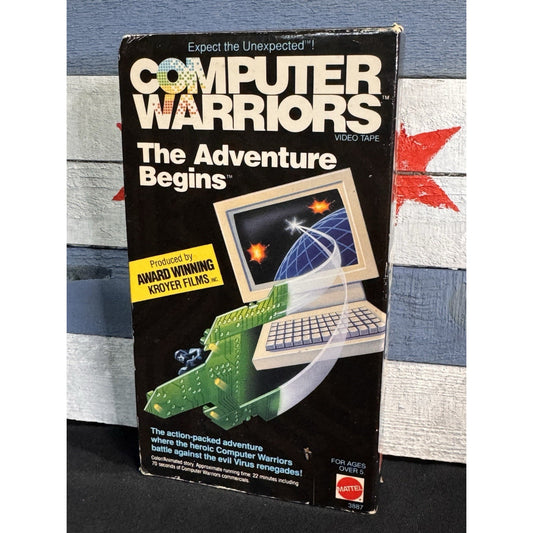 Mattel : Computer Warriors The Adventure Begins - VHS Used
