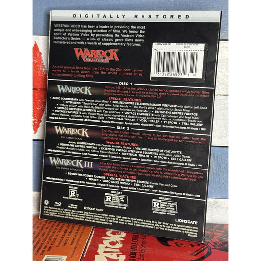 Warlock Collection Vestron Video Collector's Series - Blu-ray
