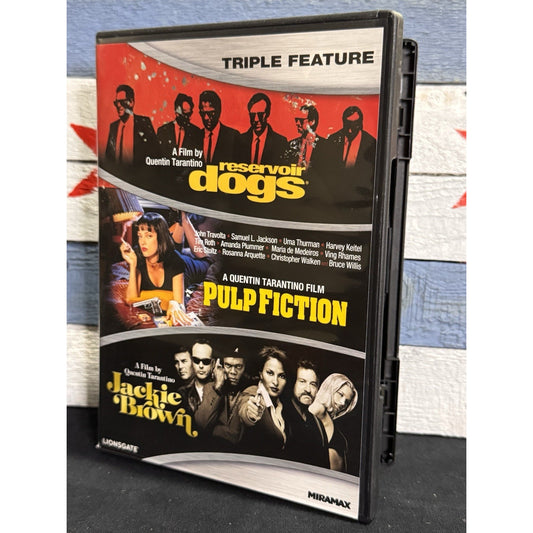 Reservoir Dogs/Pulp Fiction/Jackie Brown - DVD Used