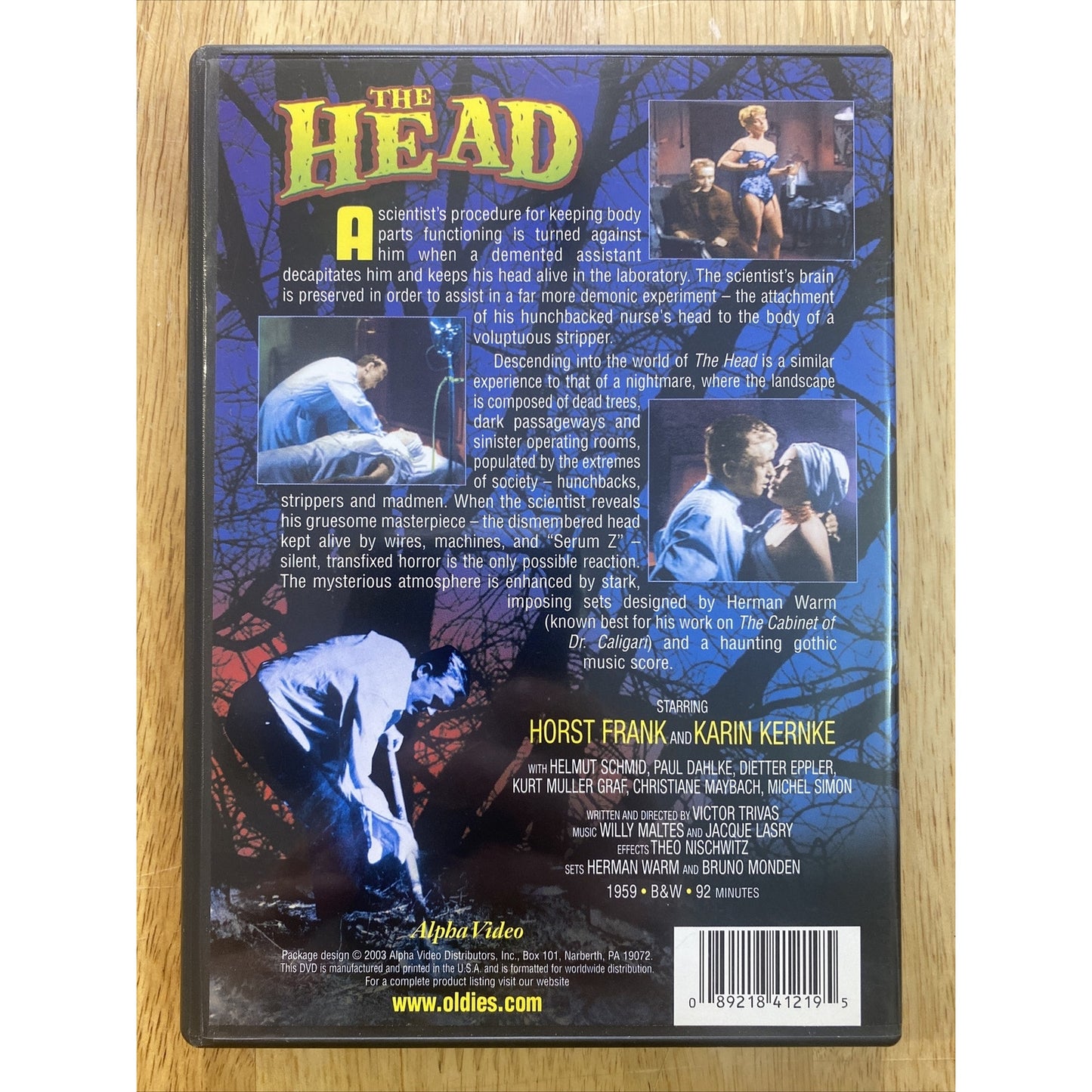 The Head - DVD Used
