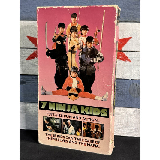7 Ninja Kids - VHS Used
