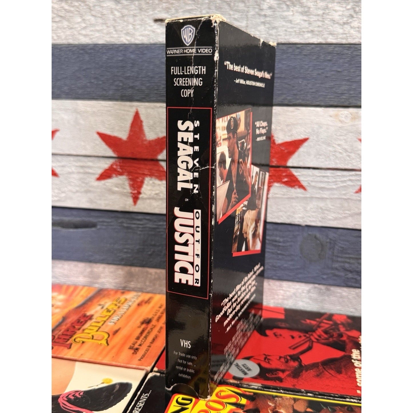 Out For Justice Promo Screener - VHS Used