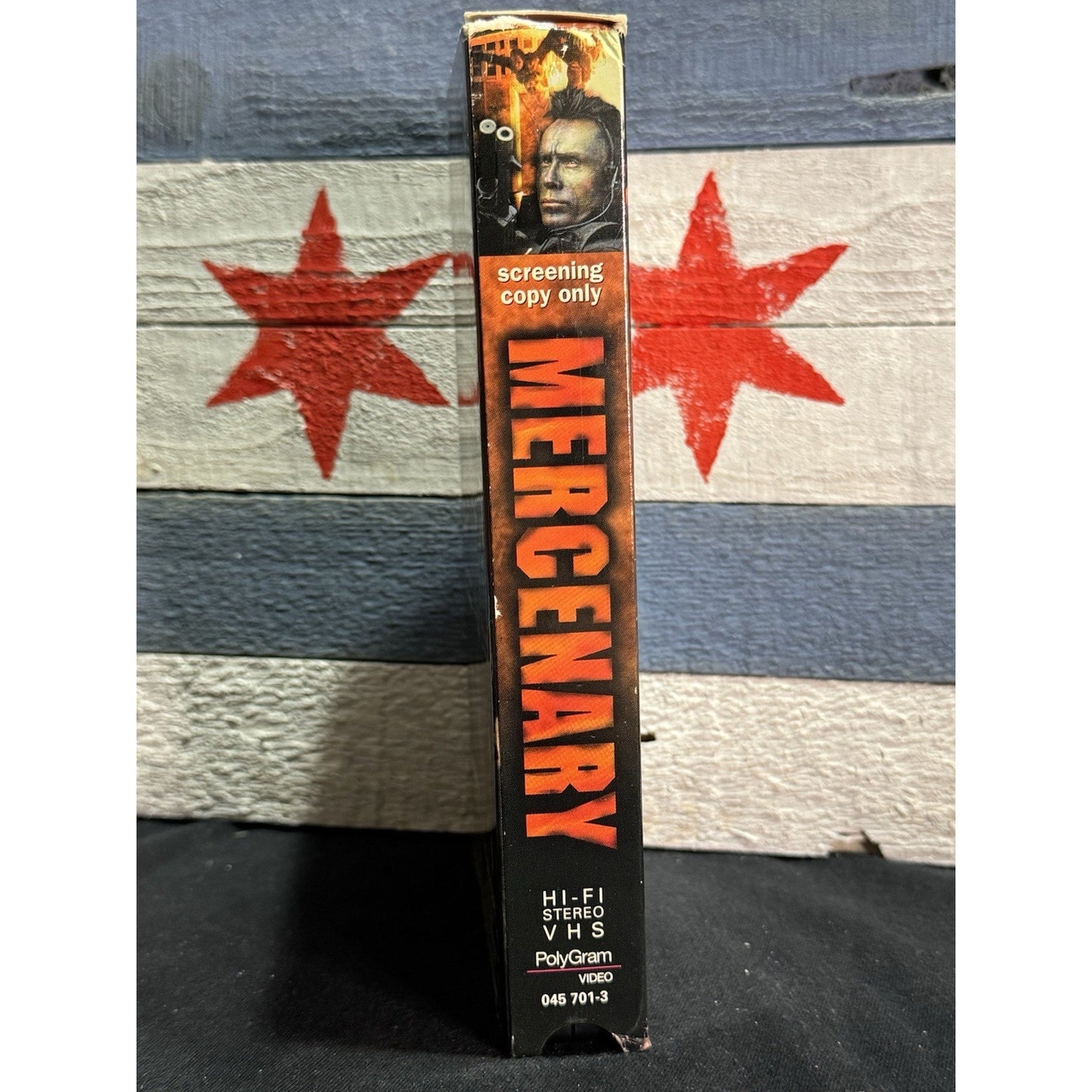 Mercenary Promo Screener - VHS Used