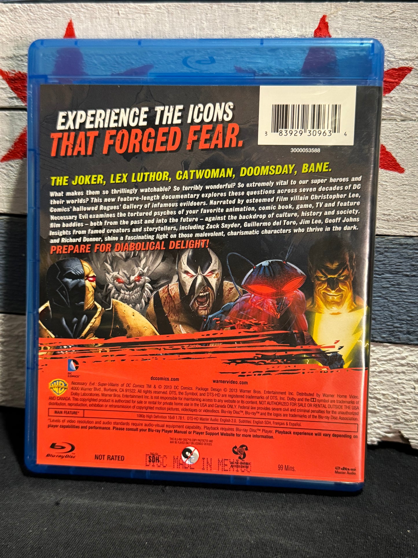 Necessary Evil: Villains of DC Comics - Blu-ray Used