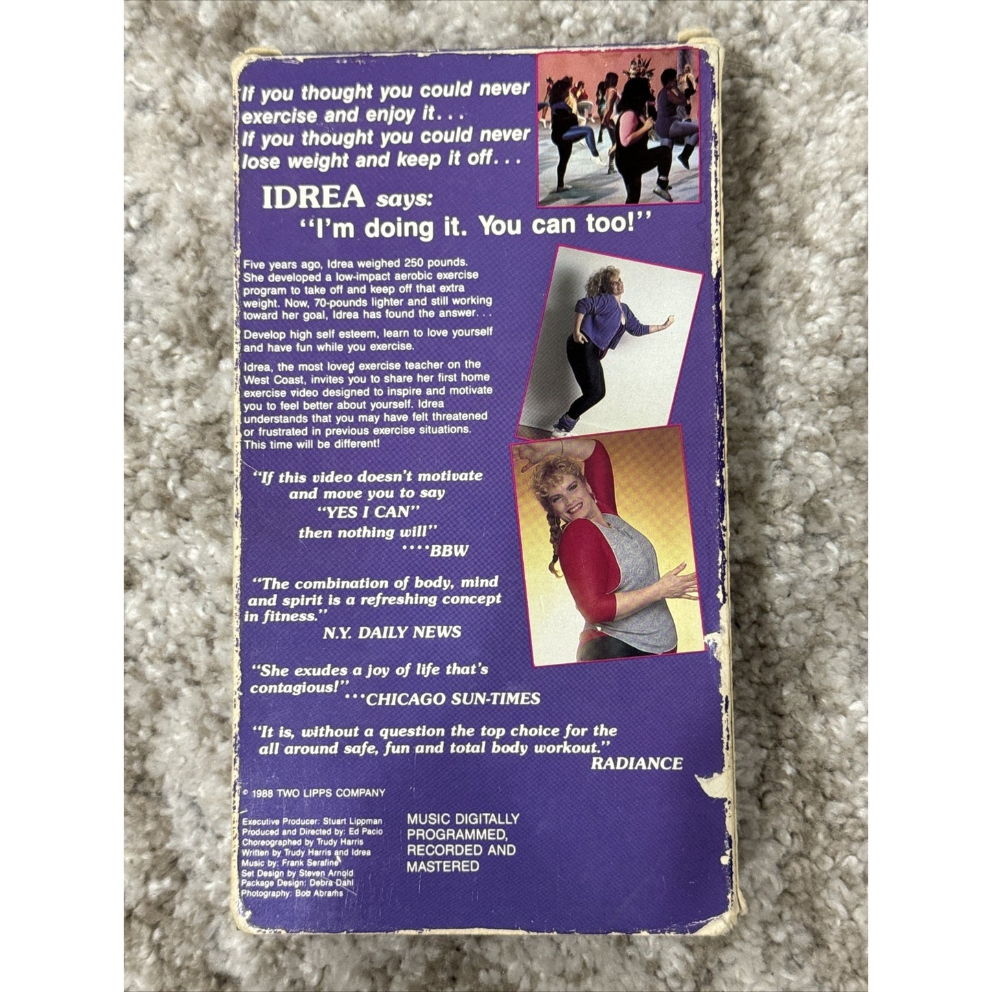 Idrea Presents The Larger Woman's Workout Low Impact Aerobics - VHS Used