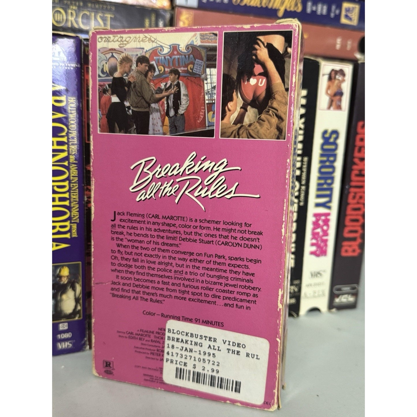 Breaking All The Rules -  New World Video VHS Used