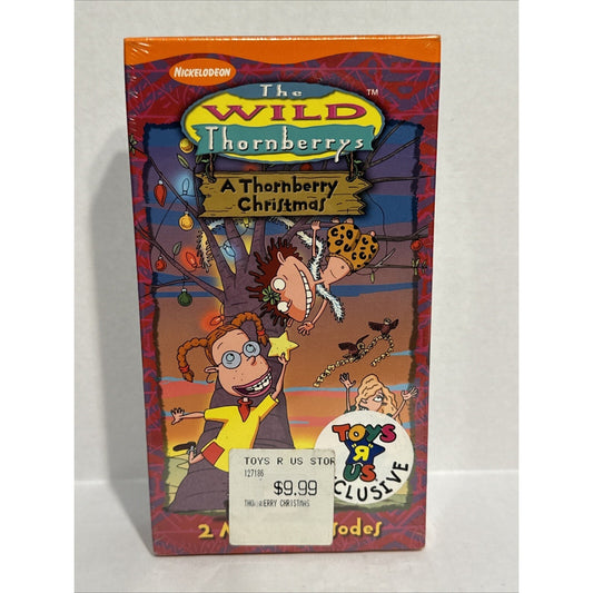 The Wild Thornberry's: A Thornberry Christmas (VHS, 2000) Nickelodeon NEW!