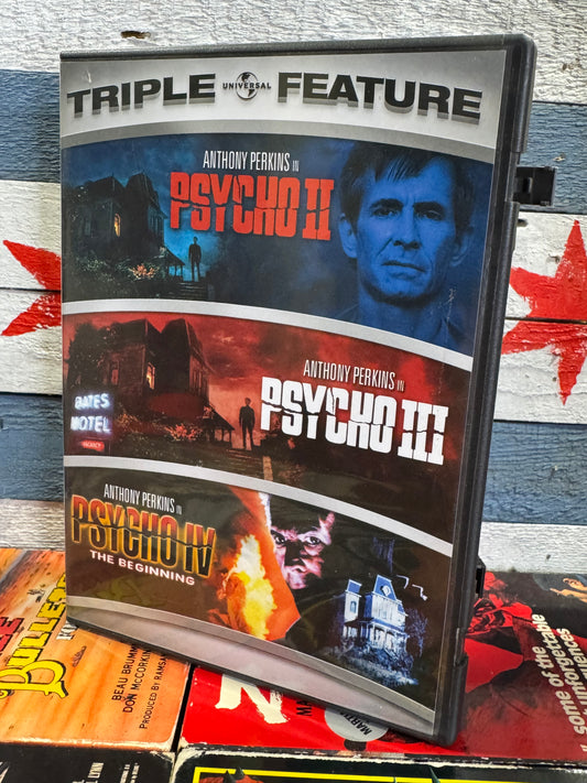 Psycho II / Psycho III / Psycho IV: The Beginning Triple Feature - DVD Used