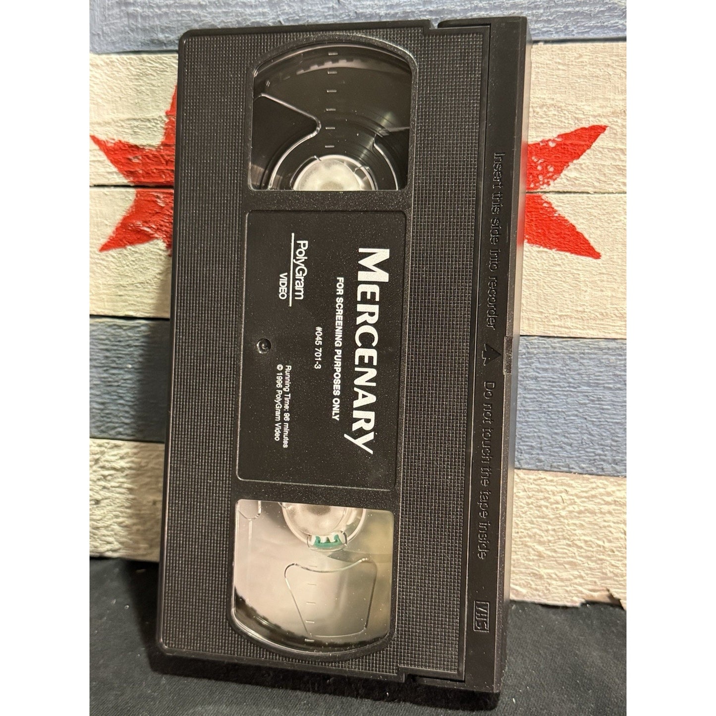 Mercenary Promo Screener - VHS Used