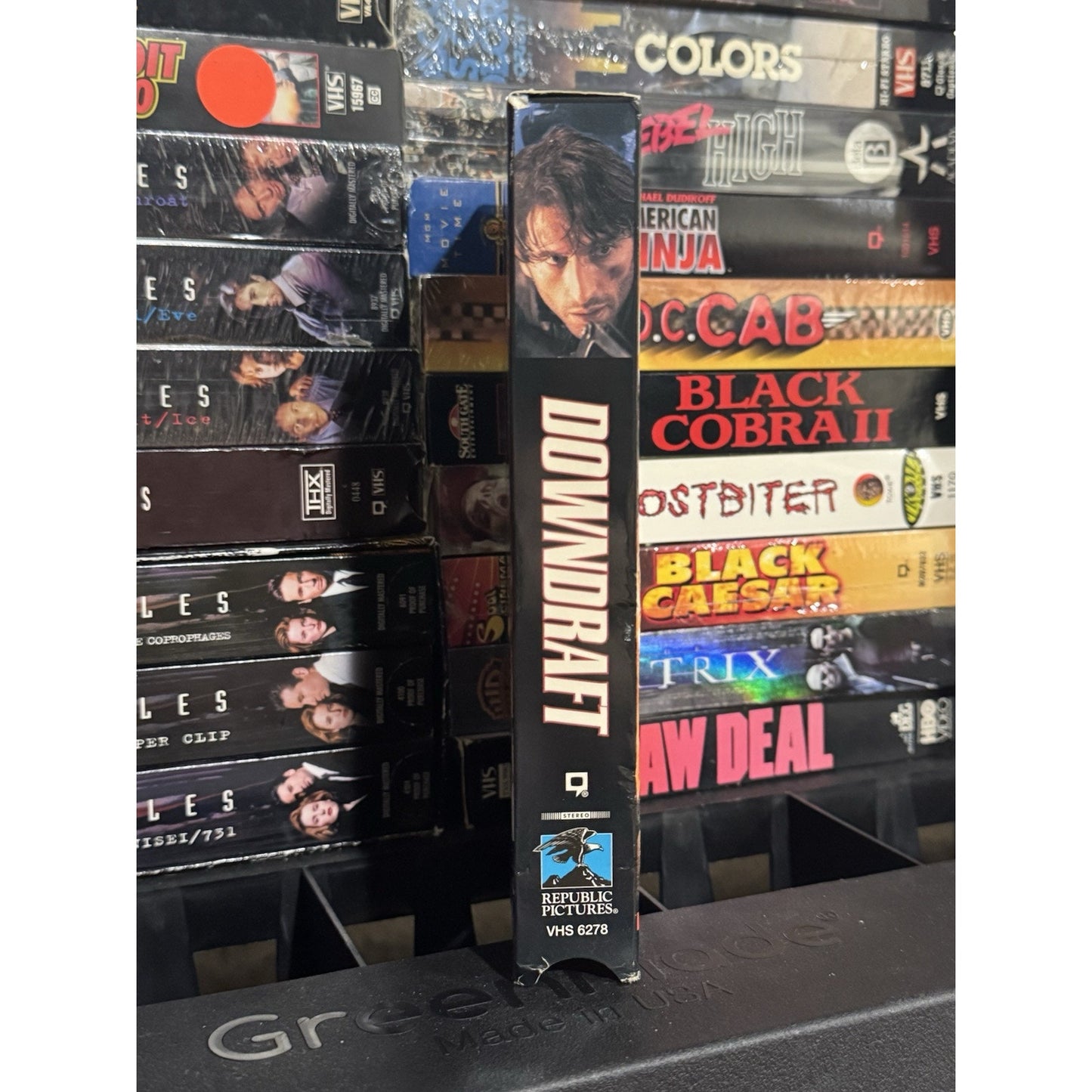 Miami Hustle/Downdraft Double Promo Screener - VHS Used