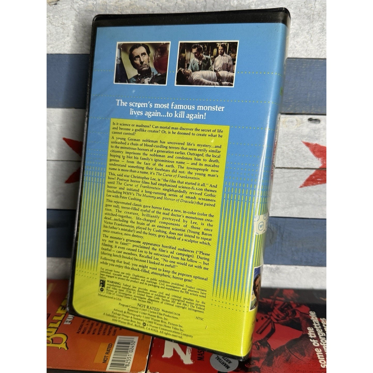 The Curse of Frankenstein - VHS Used