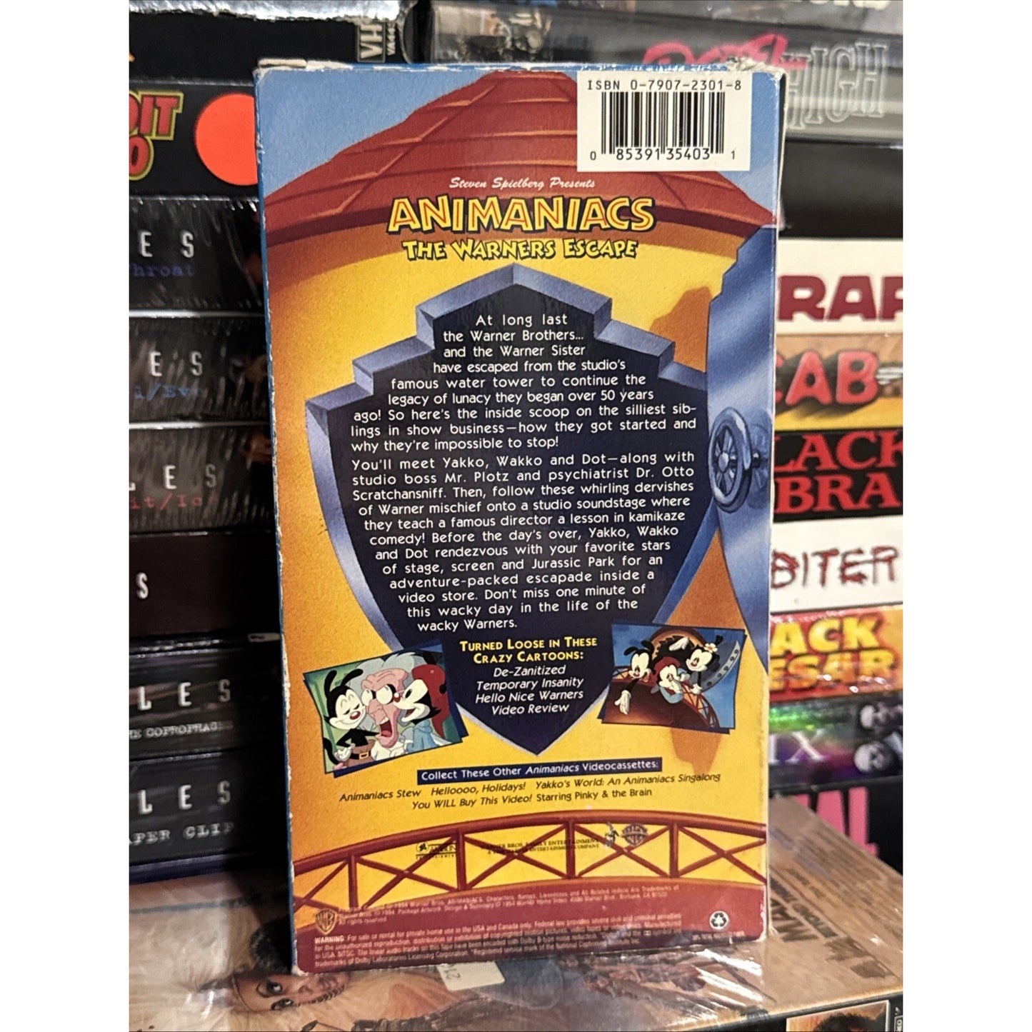 Animaniacs: The Warners Escape - VHS Used