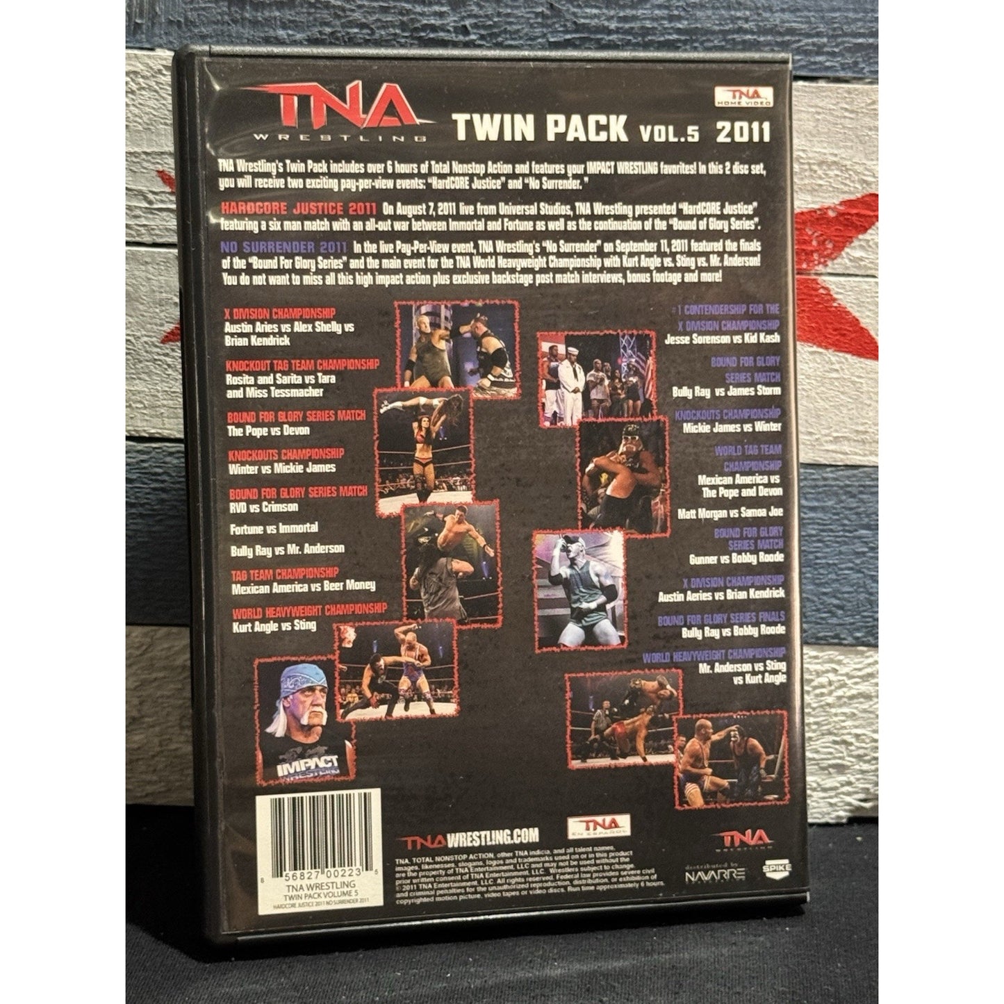 TNA Wrestling Hardcore Justice 2011 / No Surrender 2011 Twin Pack Vol. 5 - DVD Used