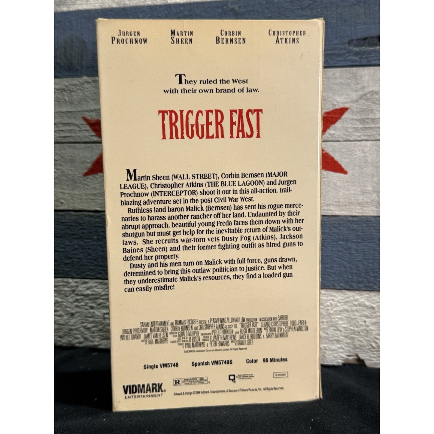 Trigger Fast Promo Screener - VHS Used