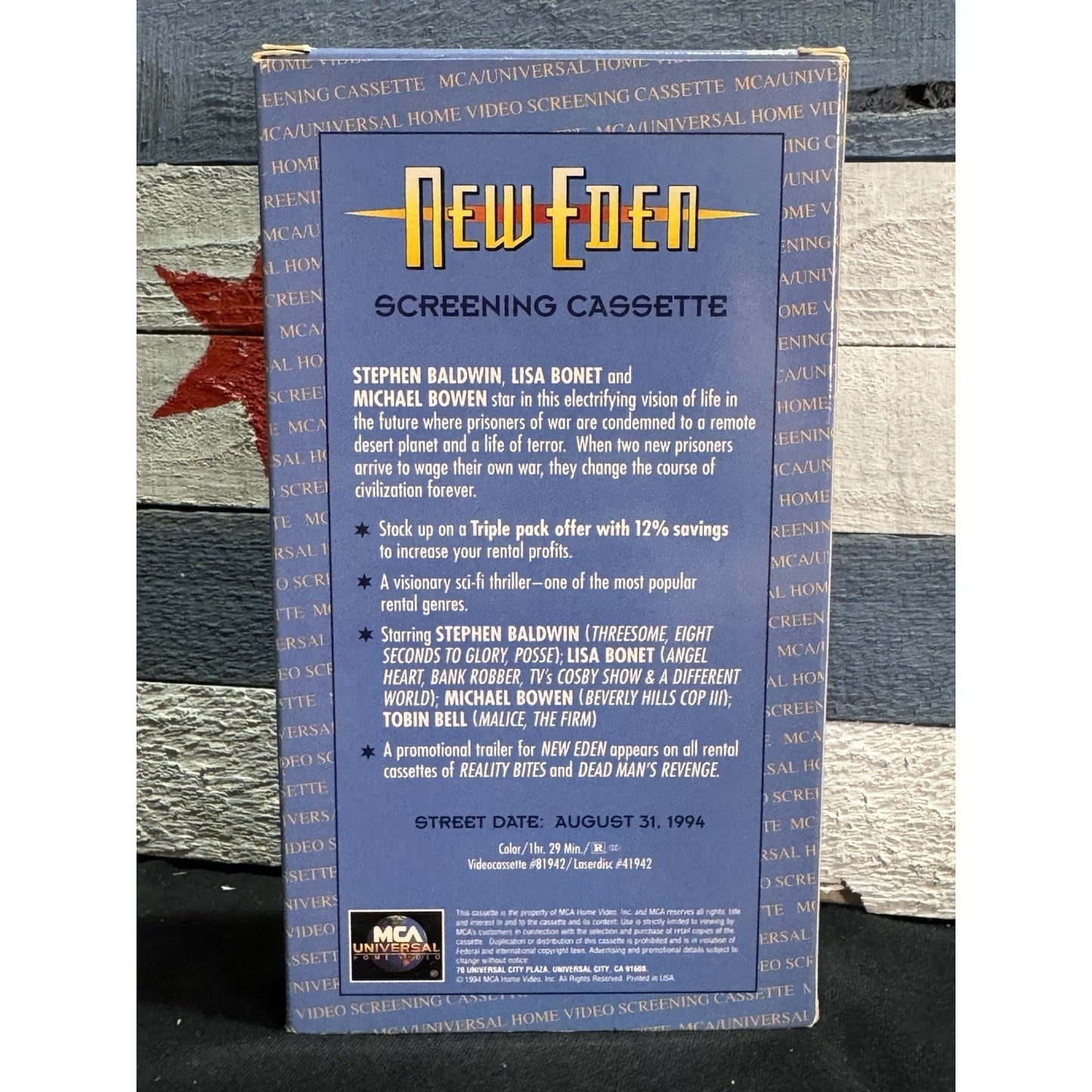 New Eden Promo Screener - VHS Used