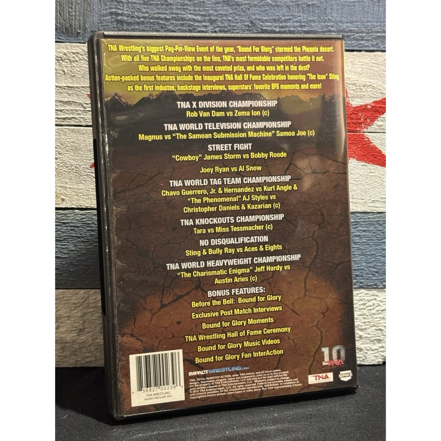 TNA Wrestling Bound for Glory 2012 2-Disc - DVD Used