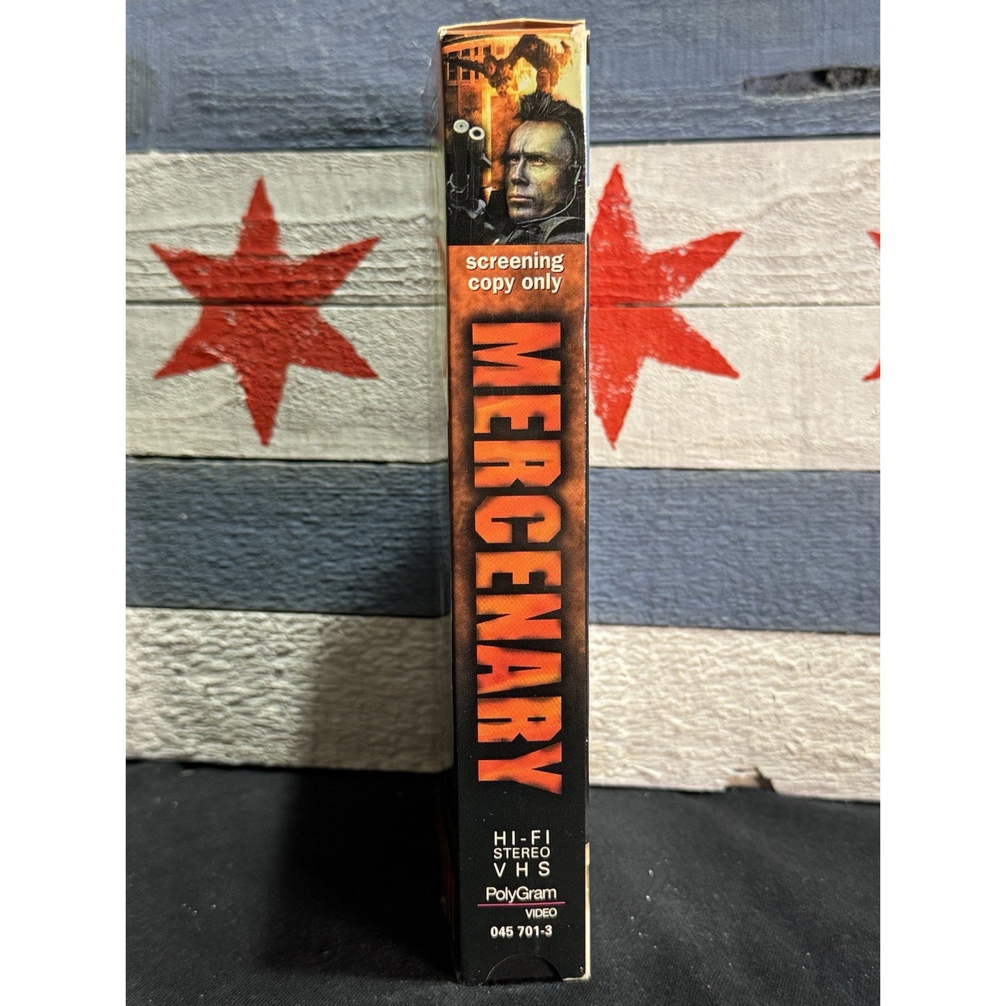 Mercenary Promo Screener - VHS Used
