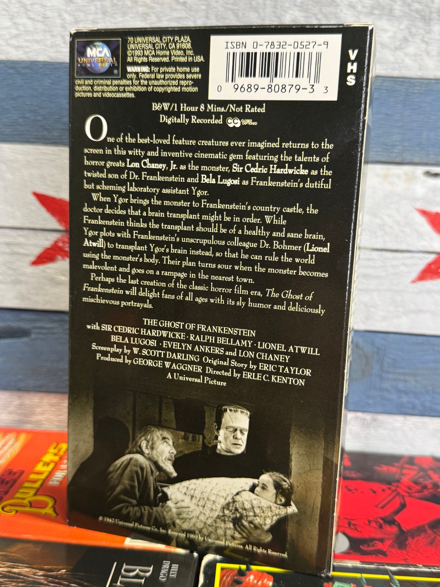 The Ghost of Frankenstein - VHS Used