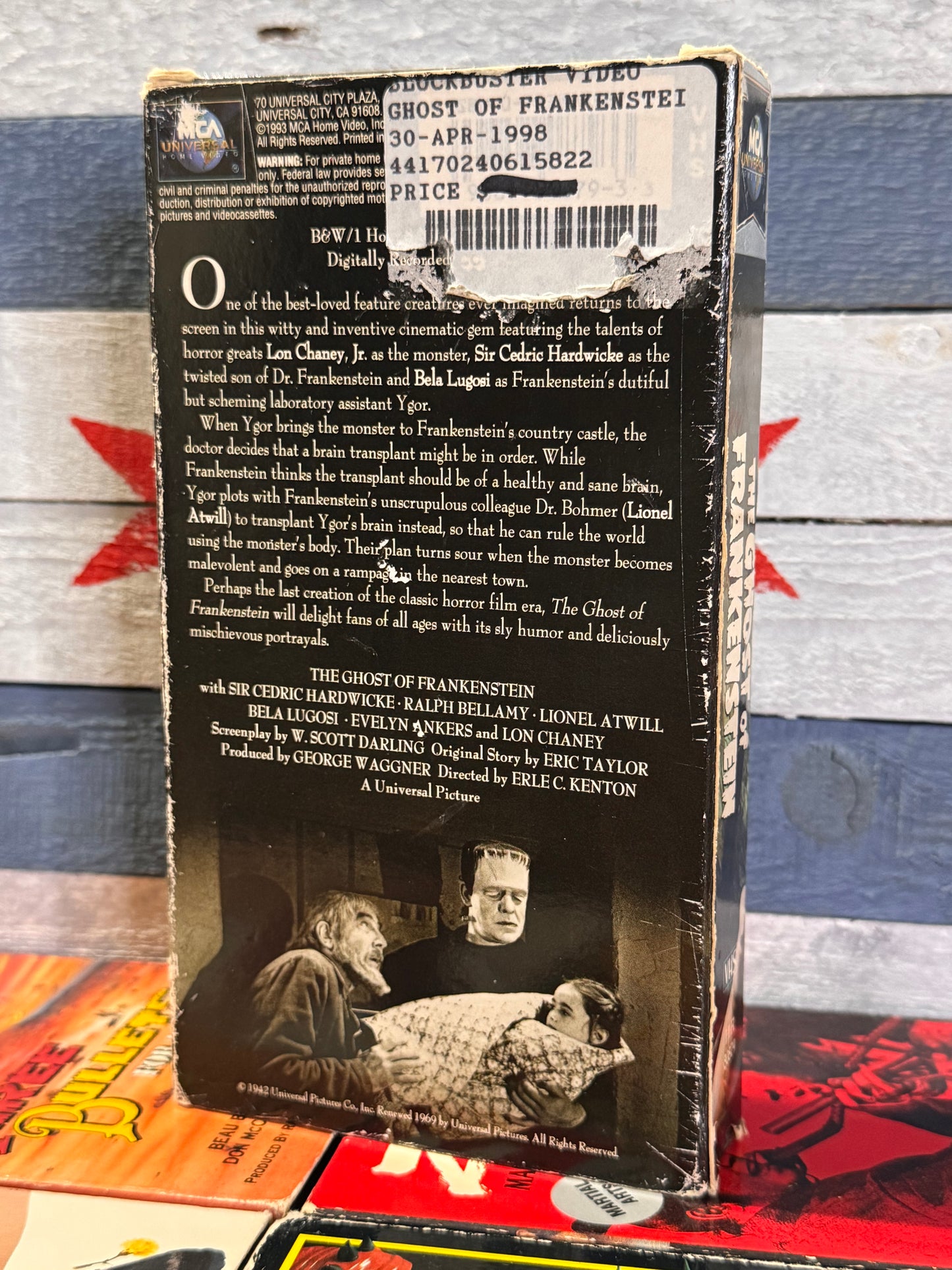 The Ghost of Frankenstein - VHS Used