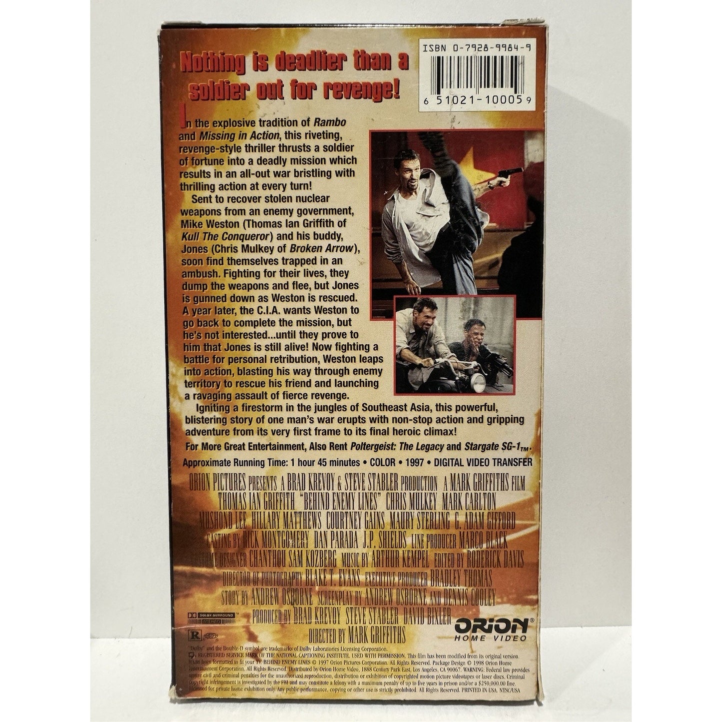 Behind Enemy Lines - VHS Used