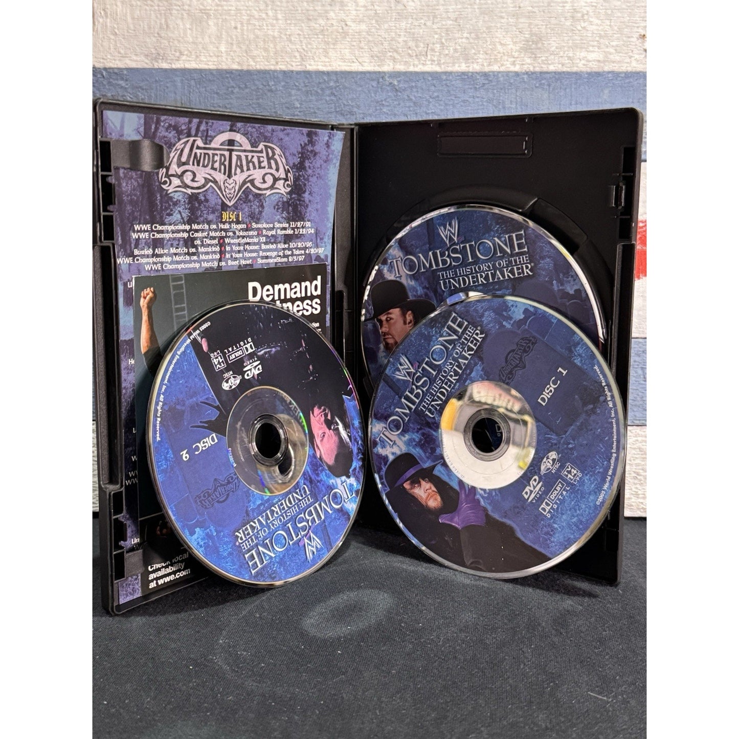 WWE Tombstone: The History of the Undertaker 3-Disc Set - DVD Used