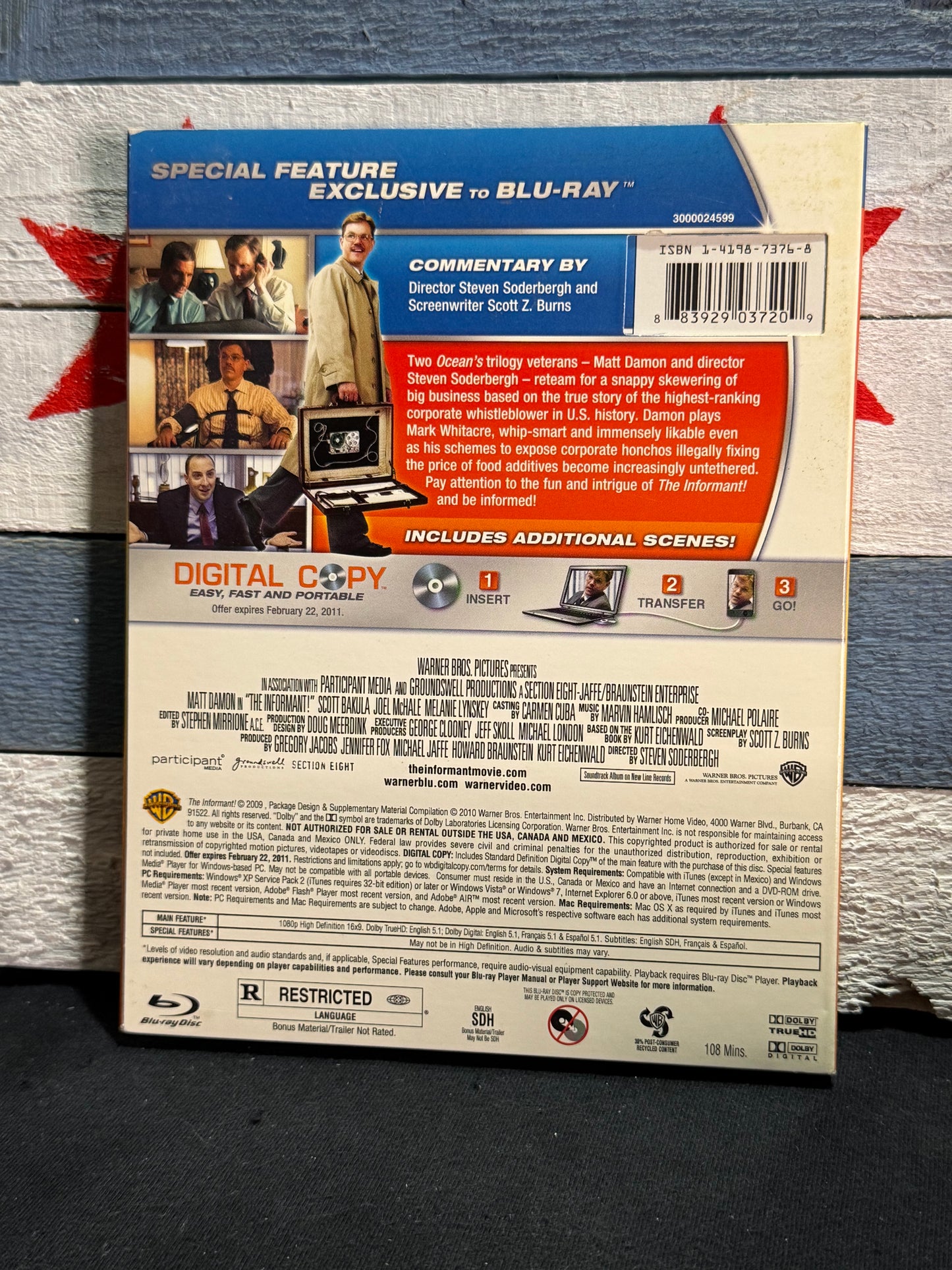 The Informant! - Blu-ray Used