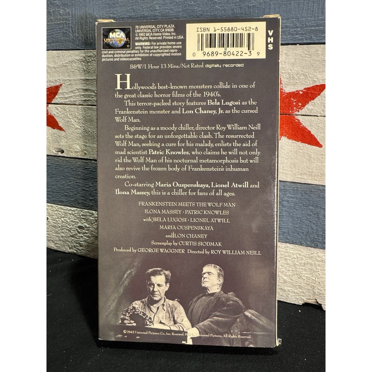 Frankenstein Meets the Wolfman - VHS Used