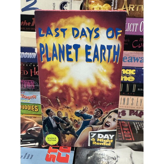 Last Days of Planet Earth - VHS Used