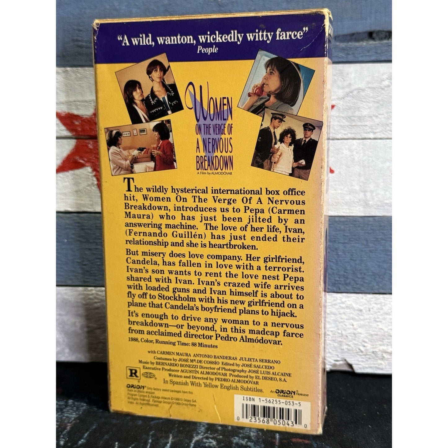 Women on the Verge of a Nervous Breakdown - VHS Used
