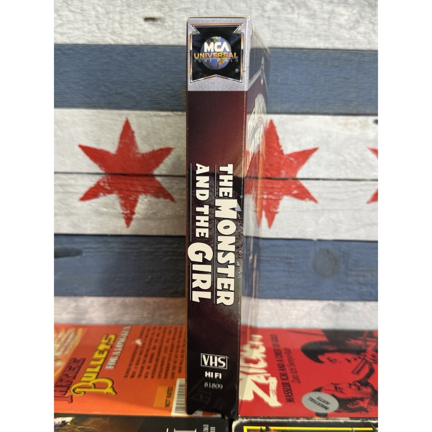 The Monster and the Girl - VHS Used