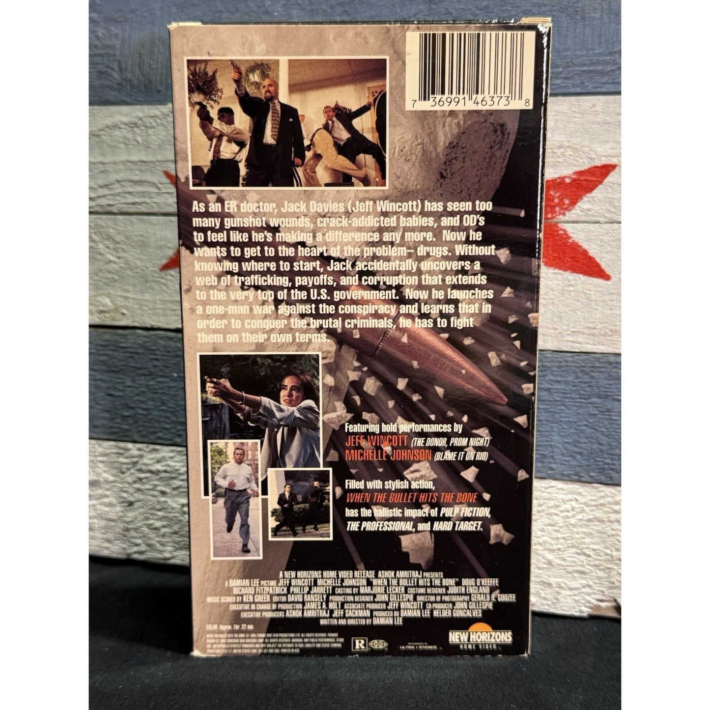 When the Bullet Hits the Bone - VHS Used