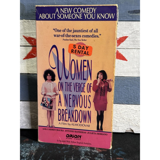 Women on the Verge of a Nervous Breakdown - VHS Used