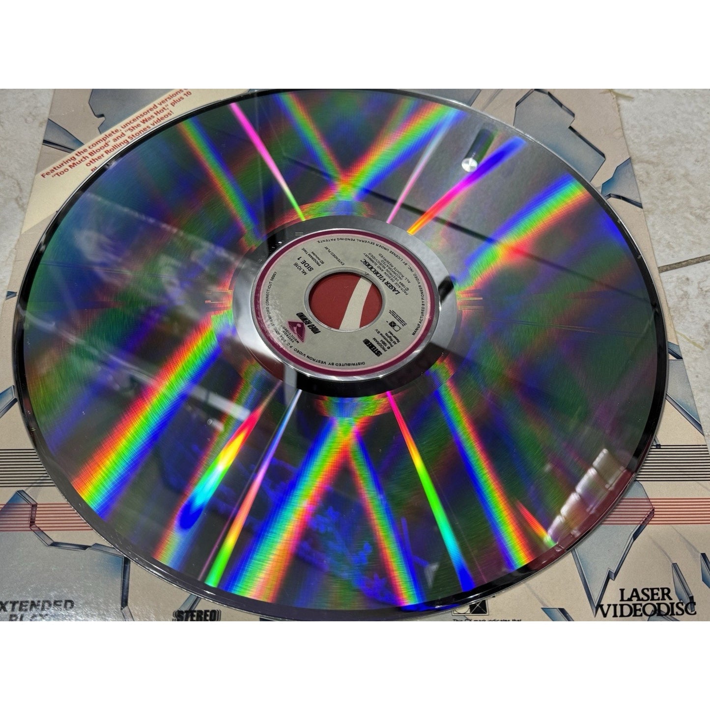 The Rolling Stones Video Rewind - Laserdisc Used