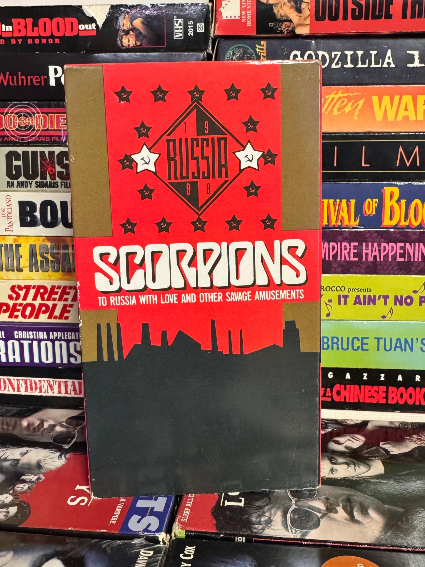 Scorpions : To Russia With Love and Other Savage Amusements - VHS Used